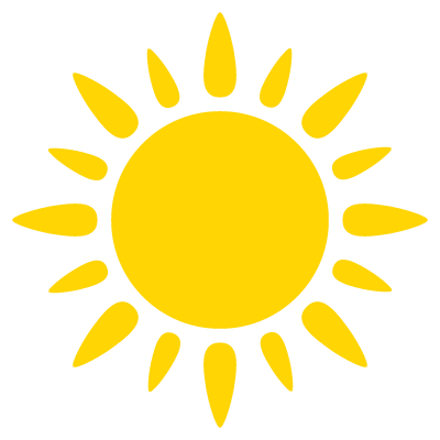 sun stencil