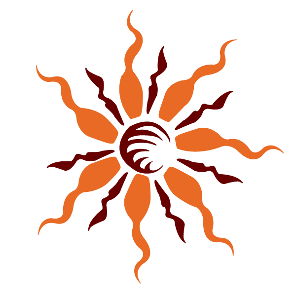 sun stencil