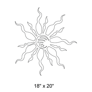 Sun Stencil 3