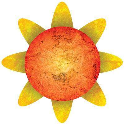sun sticker