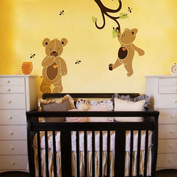 Teddy Bear Wall Stencil Kit - My Wonderful Walls
