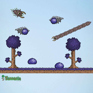 Terraria Corruption Biome Wall Decals (9 - Piece Set) - My Wonderful Walls