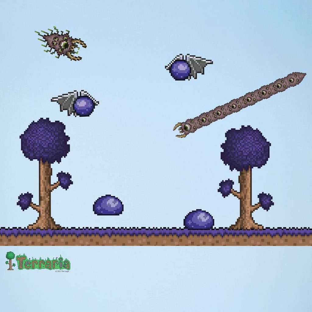 Terraria Wall Decals Corruption 