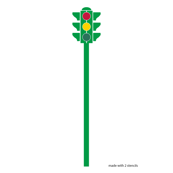 Traffic Light Stencil