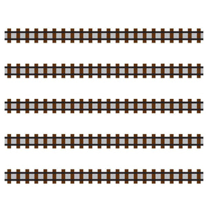 Train Track Wall Sticker - 20 Foot Peel & Stick Railroad Decal