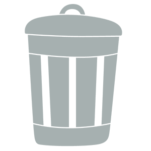 trash stencil