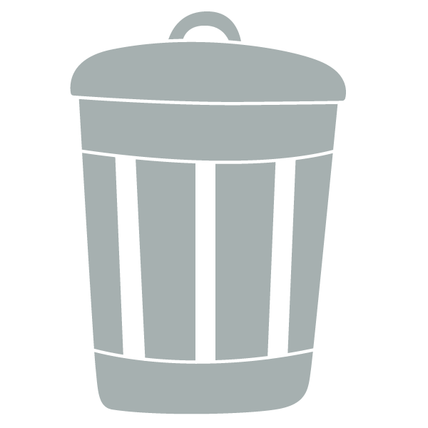 trash stencil