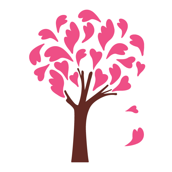 Heart Tree Stencil