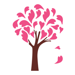 Heart Tree Stencil