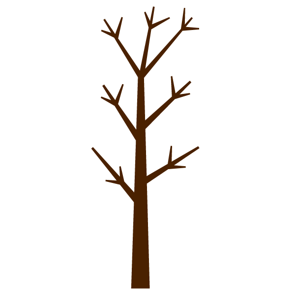 Forest Tree Stencil