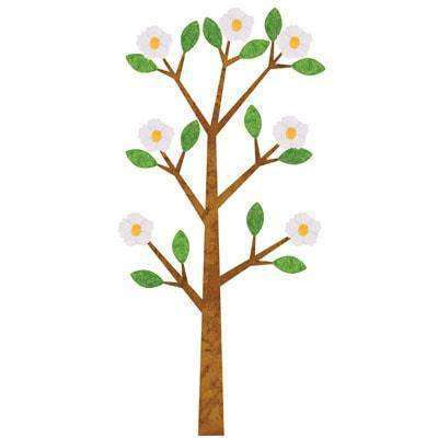 flowering tree sticker