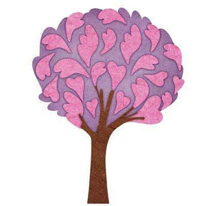 heart tree sticker