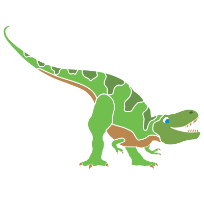 Tyrannosaurus Rex Dinosaur Stencil