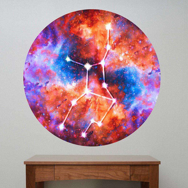 VIRGO Sun Sign Wall Decal Zodiac Horoscope Astrology Symbol
