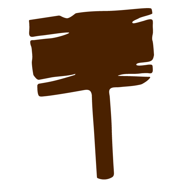 Trail Sign Wall Stencil