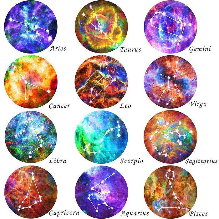 Zodiac Sun Signs Decal Set - 12 Constellations - My Wonderful Walls